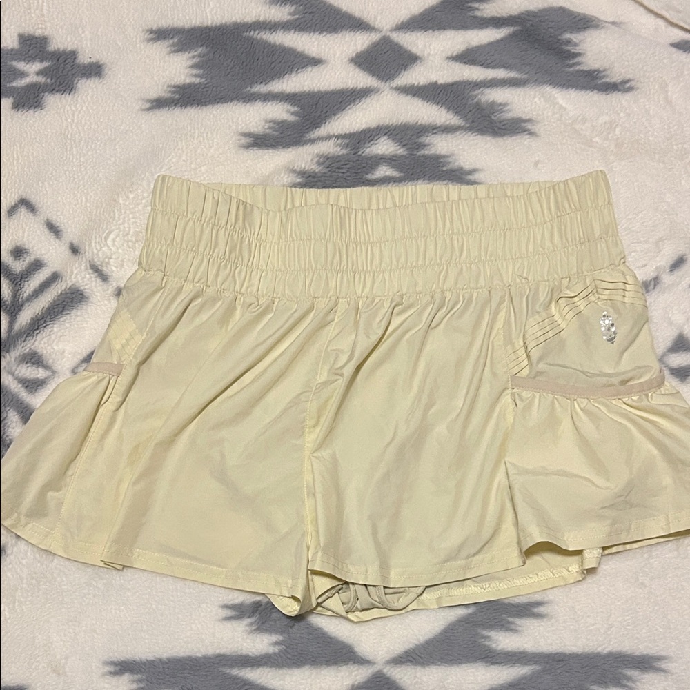 FP Movement by Free People Yellow Athletic Shorts
